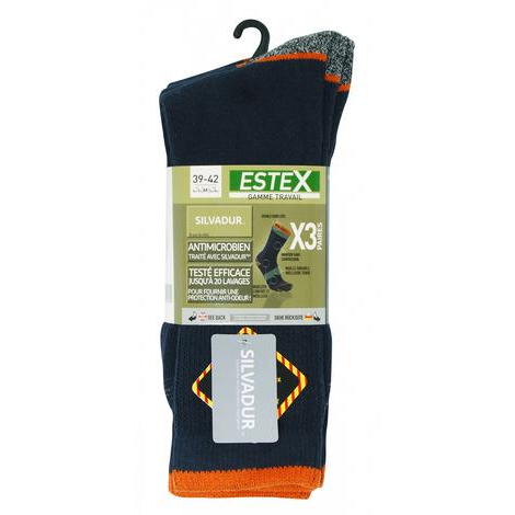 Lot de 3 paires de chaussettes NO COMPRIM-ESTEX