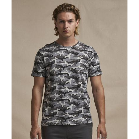 T-shirt Camouflage-AWDIS Just Ts