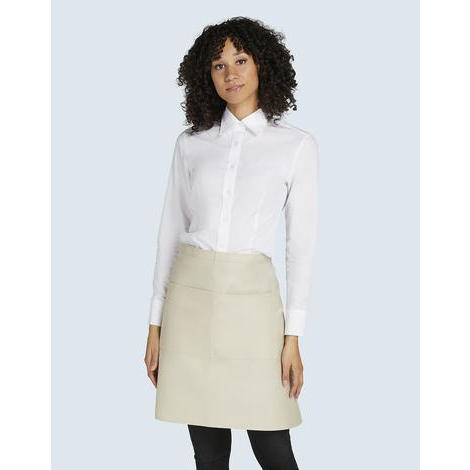 BRUSSELS - Short Bistro Apron with Pocket Recycled-SG BISTRO