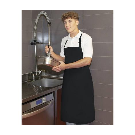 Water-Repellent Bib Apron Basic With Buckle-KARLOWSKY