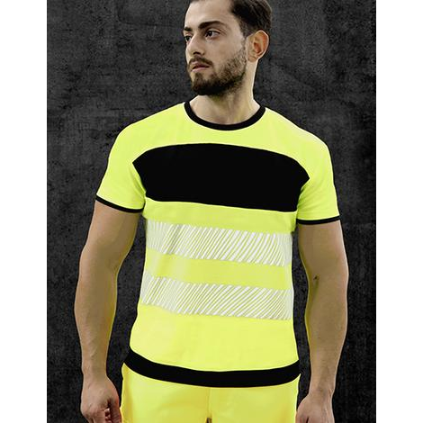EOS Hi-Vis Workwear T-Shirt With Printing Area