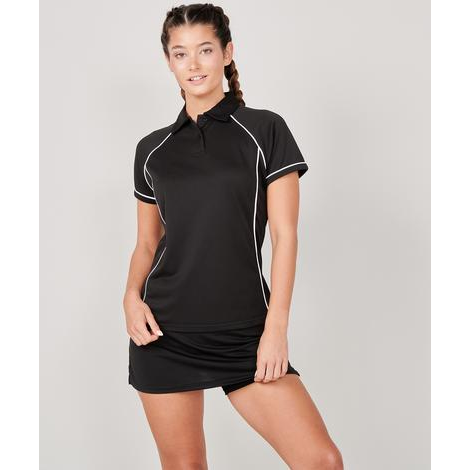 Polo Piped performance Femme-FINDEN HALES
