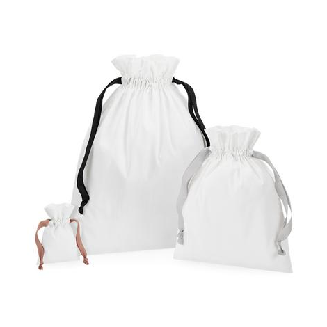 Cotton Gift Bag with Ribbon Drawstring